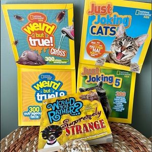 Just Joking, Weird but True & Would You Rather- Book Set of 5